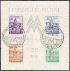 Briefmarken
Deutschland
Alliierte Besetzung (Sowjetische Zone)
Leipziger Messe 1946, sauber gestempelt, bestens geprüft Ströh BPP. Mi. 350,-€.
ges...