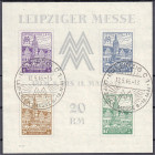 Briefmarken
Deutschland
Alliierte Besetzung (Sowjetische Zone)
Leipziger Messe 1946, gestempelt. Kurzbefund Schulz BPP (2019) >einwandfrei<. Mi. 35...