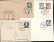 Briefmarken
Deutschland
Berlin
10 Pf. Glocke links, Tag der Briefmarke, Beethoven, 10 Pf. Glocke in der Mitte 1951/53, vier saubere FDC. Mi. 390,-€...