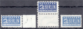 Briefmarken
Deutschland
Alliierte Besetzung (Amerikanische u. Brit. Zone)
Bi-Zone-Zwangszuschlagsmarken 1950, postfrische Erhaltung, Nr. 3, Nr. 4 m...