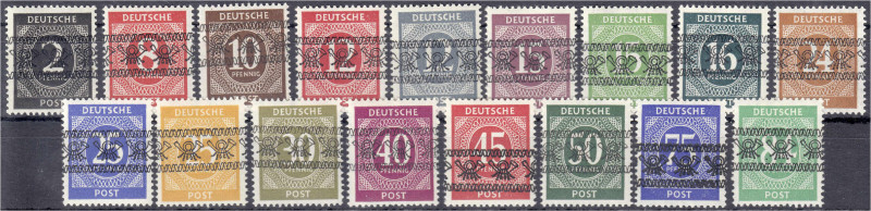 Briefmarken
Deutschland
Alliierte Besetzung (Amerikanische u. Brit. Zone)
2 P...