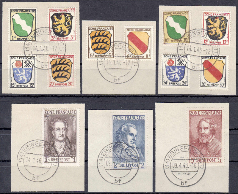 Briefmarken
Deutschland
Alliierte Besetzung (Französische Zone)
Wappen und de...