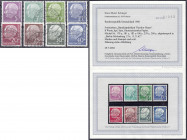 Briefmarken
Deutschland
Bundesrepublik Deutschland
Heuss-Lumogen 1954/60, sauber gestempelter Satz, gute Gesamterhaltung. Fotobefund Schlegel BPP. ...