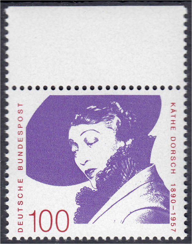 Briefmarken
Deutschland
Bundesrepublik Deutschland
100. Geburtstag von Käthe ...
