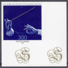 Briefmarken
Deutschland
Bundesrepublik Deutschland
450 Jahre Sächsische Staatskapelle 1998, postfrische Luxuserhaltung, ungezähnt aus der rechten u...