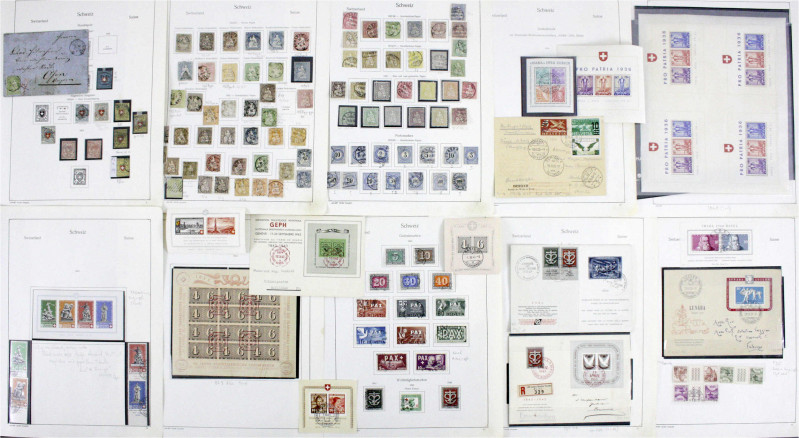 Briefmarken
Lots und Sammlungen
Ausland (alphabetisch)
Schweiz 1850/1999 */**...