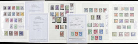 Briefmarken
Lots und Sammlungen
Deutschland (alphabetisch)
Berlin 1948-1990 **/gest.: Komplette postfrische Qualitätssammlung, dabei Schwarzaufdruc...