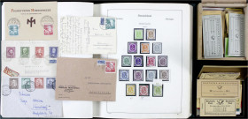Briefmarken
Lots und Sammlungen
Deutschland (alphabetisch)
Bundesrepublik 1949/1997 */**/gest.: Schöne Sammlung in überwiegend postfrischer Erhaltu...