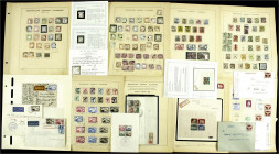 Briefmarken
Lots und Sammlungen
Deutschland (alphabetisch)
Deutsches Reich 1872-1945 gest./Briefe: Gehaltvolle Sammlung auf alten Vordruckblättern,...