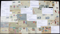 Briefmarken
Briefe
Lots und Sammlungen Deutschland (alphabetisch)
Französische Zone 1945/49: Über 60 schöne Briefe und Karten aus einem Nachlaß, da...