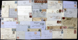 Briefmarken
Briefe
Lots und Sammlungen Allgemein
Alle Welt: Posten von mehreren hundert Belegen, dabei guter Teil Frankreich ab der Klassik, dekora...