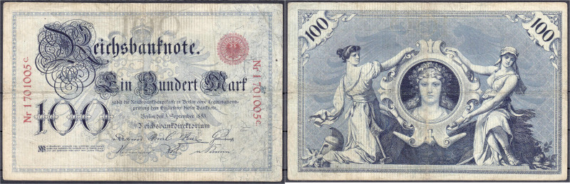 Banknoten
Die deutschen Banknoten ab 1871 nach Rosenberg
Deutsches Reich, 1871...