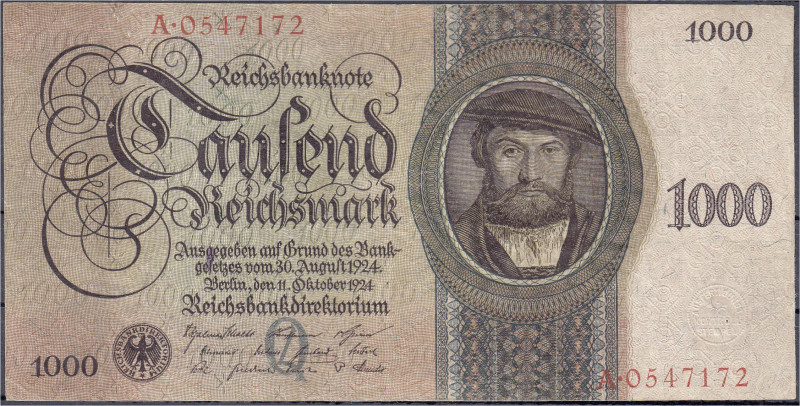 Banknoten
Die deutschen Banknoten ab 1871 nach Rosenberg
Deutsches Reich, 1871...