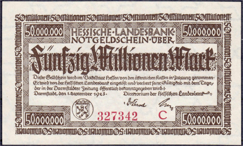 Banknoten
Die deutschen Banknoten ab 1871 nach Rosenberg
Deutsches Reich, 1871...