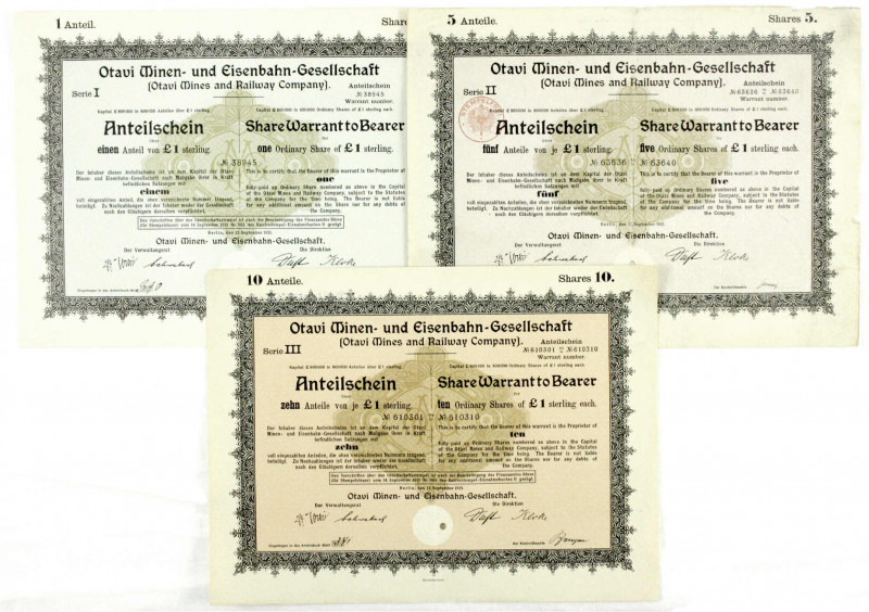Banknoten
Die deutschen Banknoten ab 1871 nach Rosenberg
Deutsches Reich, 1871...