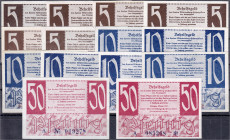 Banknoten
Die deutschen Banknoten ab 1871 nach Rosenberg
Deutschland unter alliierter Besatzung, 1945-1948
14 versch. Scheine Württemberg-Hohenzoll...