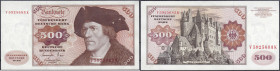 Banknoten
Die deutschen Banknoten ab 1871 nach Rosenberg
Westliche Besatzungszonen und BRD, ab 1948
500 Deutsche Mark 1.6.1977. Serie V/K.
I- Rose...