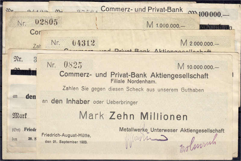 Banknoten
Deutsches Notgeld und KGL
Friedrich August-Hütte (Oldenburg)
Metall...