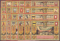 Banknoten
Deutsches Notgeld und KGL
Geldern (Rheinland)
24 versch. Scheine Männergesangsverein 75 Pfg. von 19. - 21.08.1922. Alle 4 Serien komplett...