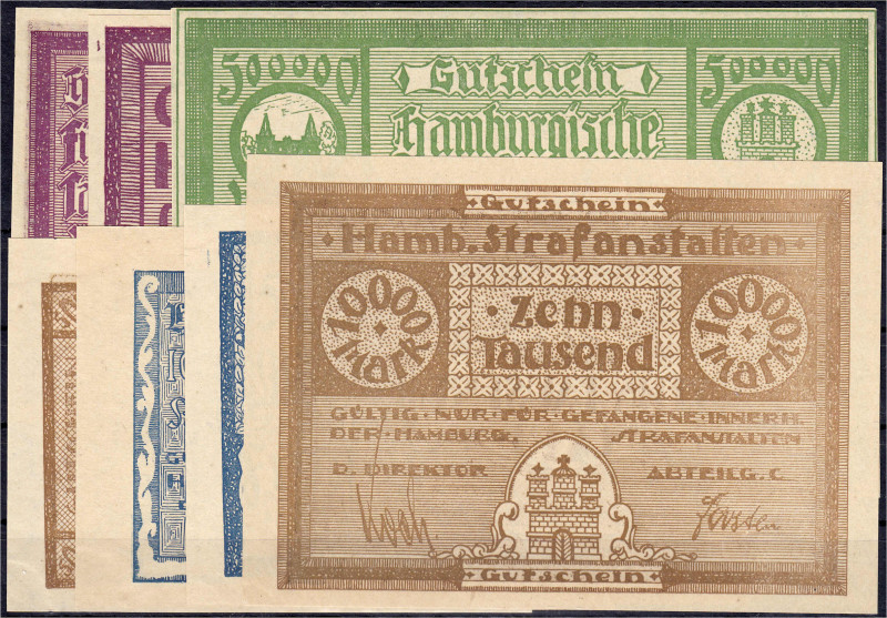 Banknoten
Deutsches Notgeld und KGL
Hamburg (Hamburg)
Hamburgische Strafansta...