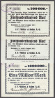 Banknoten
Deutsches Notgeld und KGL
Hamburg (Hamburg)
J.F. Müller & Sohn A.G. 3 Scheine, 2 X 500 Tsd. 9.8.1923 (I-II) mit Folgenummern und 1 Mio. 1...