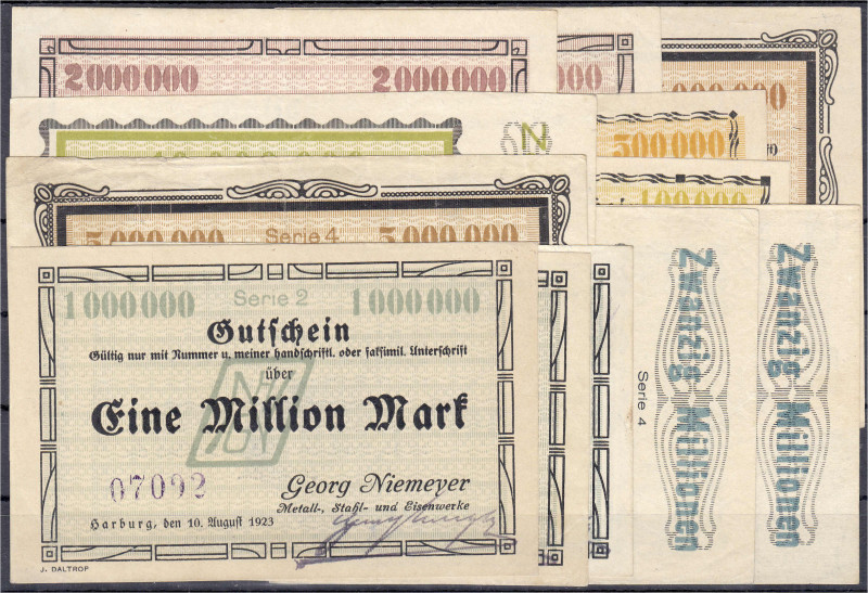 Banknoten
Deutsches Notgeld und KGL
Harburg (Hannover)
Harburg, Georg Niemeye...