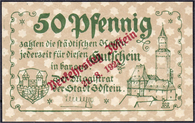 Banknoten
Deutsches Notgeld und KGL
Idstein (Hessen)
50 Pfg. mit Aufdruck "Ve...