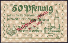 Banknoten
Deutsches Notgeld und KGL
Idstein (Hessen)
50 Pfg. mit Aufdruck "Verkehrstag Idstein 21.8.1921". Aufdruck 51 mm.
I, selten. Lindman 623....