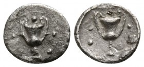 Calabria. Tarentum 280-228 BC. Obol AR
