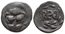 Bruttium. Rhegion circa 440-420 BC. Litra AR