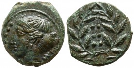Sicily. Himera circa 415-409 BC. Hemilitron Æ