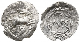 Sicily. Messana 438-434 BC. Litra AR