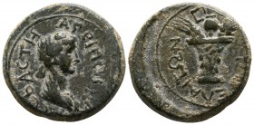 Aiolis. Elaia. Agrippina Junior, Augusta AD 50-59. Bronze Æ
