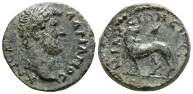 Ionia. Miletos. Hadrian AD 117-138. Bronze Æ