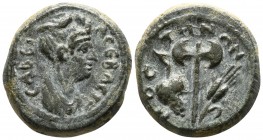 Lydia. Mostene. Sabina Augusta AD 128-137. Bronze Æ
