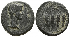 Lydia. Philadelphia. Claudius AD 41-54. Bronze Æ