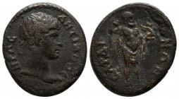 Lydia. Sardeis . Antinous AD 117-138. Bronze Æ