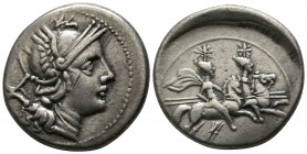 Anonymous 211 BC. Rome. Denarius AR