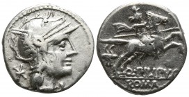 Q. Philippus. 129 BC. Rome. Denarius AR