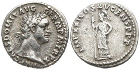 Domitian AD 81-96, (struck 14 Sept. AD 90-13 Sept. AD 91). Rome. Denarius AR