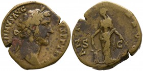 Antoninus Pius AD 138-161. Rome. Sestertius Æ