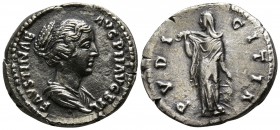 Faustina II AD 147-175. Rome. Denarius AR