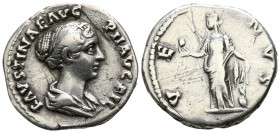 Faustina II AD 147-175. Rome. Denarius AR