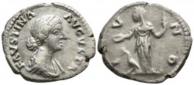 Faustina II AD 147-175. Rome. Denarius AR