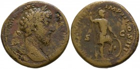 Marcus Aurelius AD 161-180. Rome. Sestertius Æ