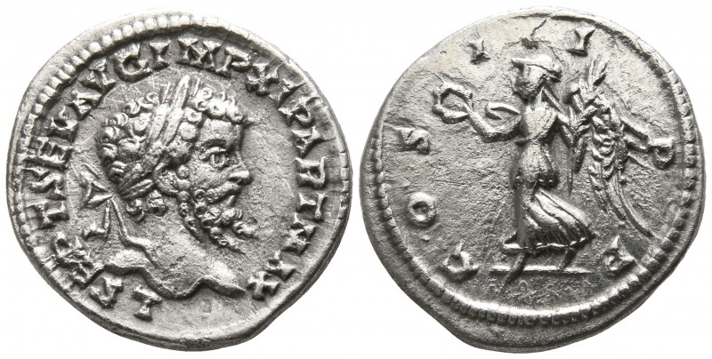 Septimius Severus AD 193-211. Emesa
Denarius AR

18mm., 3,40g.

L SEPT SEV ...