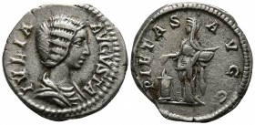 Julia Domna AD 193-211. Rome. Denarius AR