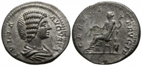 Julia Domna, wife of Septimius Severus AD 193-211. Rome. Denarius AR