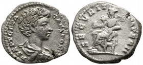 Geta as Caesar AD 197-209. Rome. Denarius AR