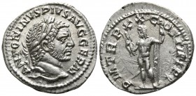 Caracalla AD 211-217. Rome. Denarius AR